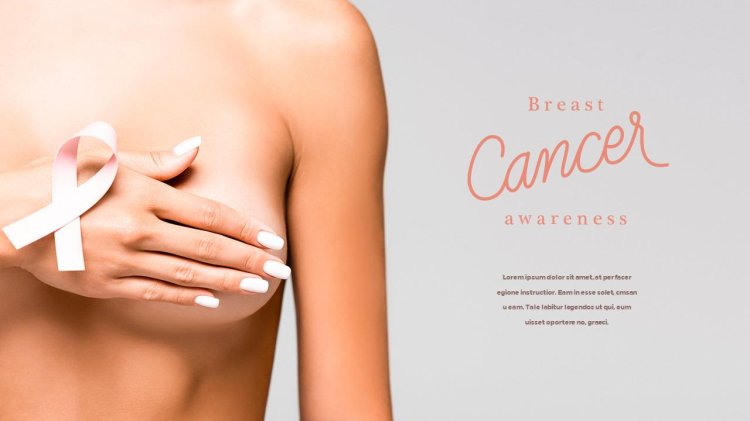 Female naked breasts on injections