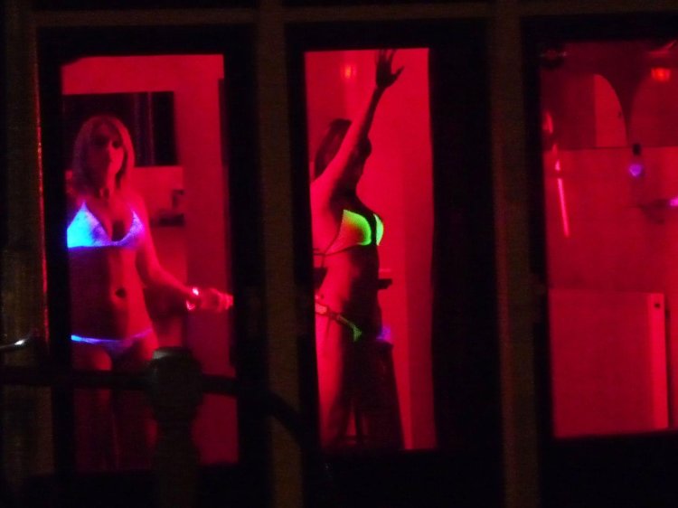 Amsterdam Red Lights Street of the Girls