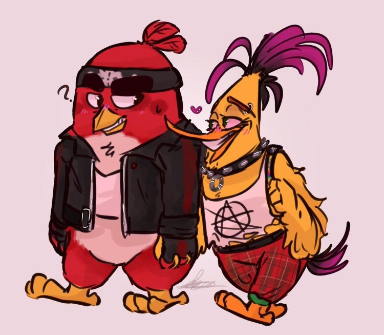 Angry Birds Red and Leonard