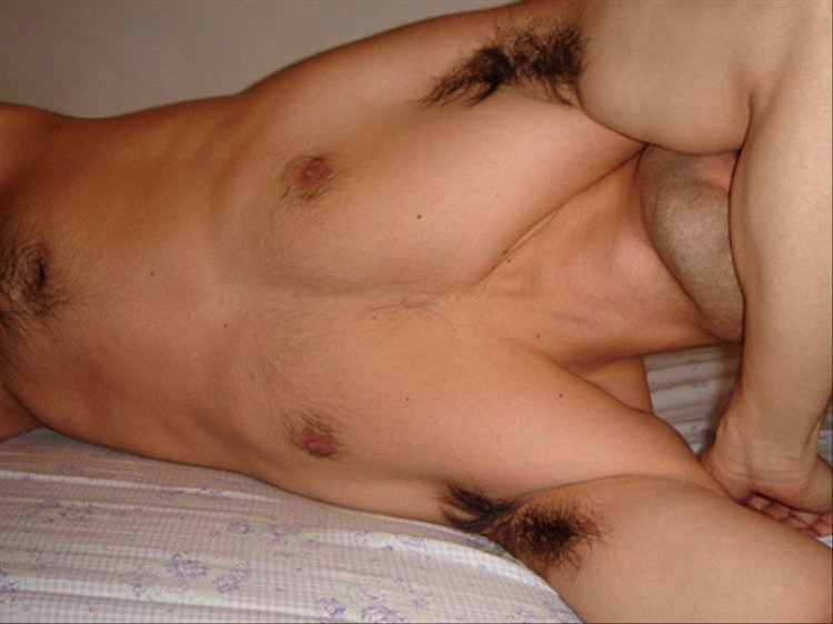 Naked guys with hairy armpits