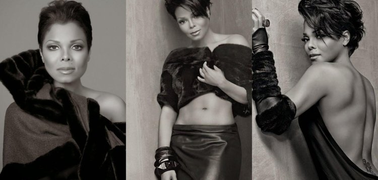 Janet Jackson in his youth