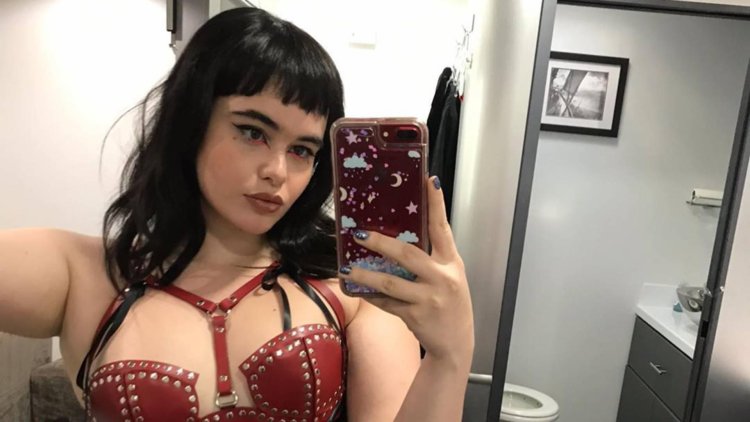 Barbie Ferreira in the corset nun