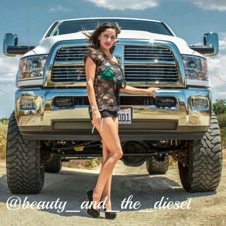 Dodge Ram TRX and Girl