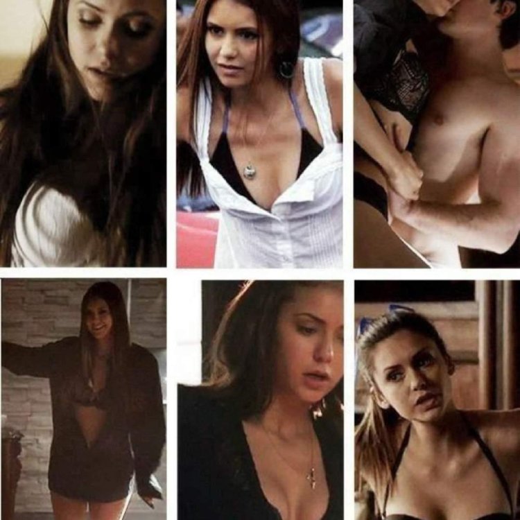 Nina Dobrev in linen Vampire Diaries