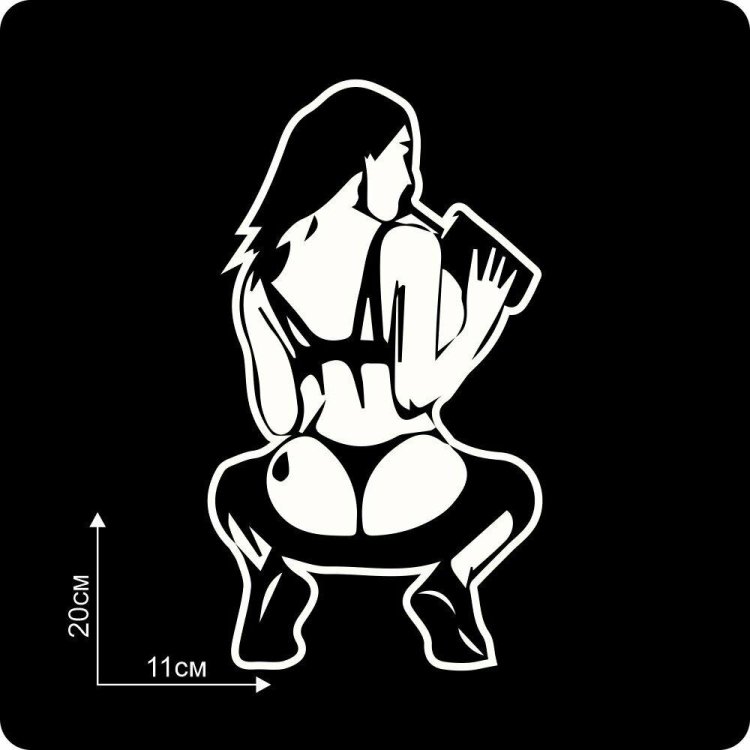 Auto stickers for girls