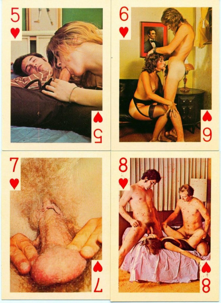 Erotic playing cards for adults