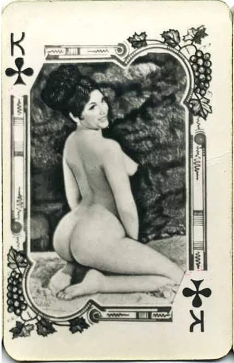Pornographic playing cards