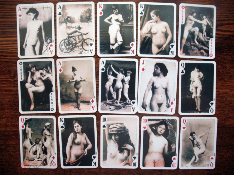 Erotic playing cards
