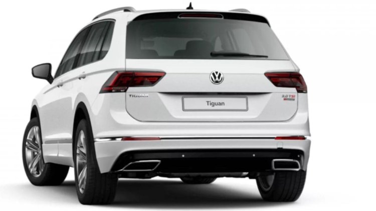 Volkswagen Tiguan 2020 behind