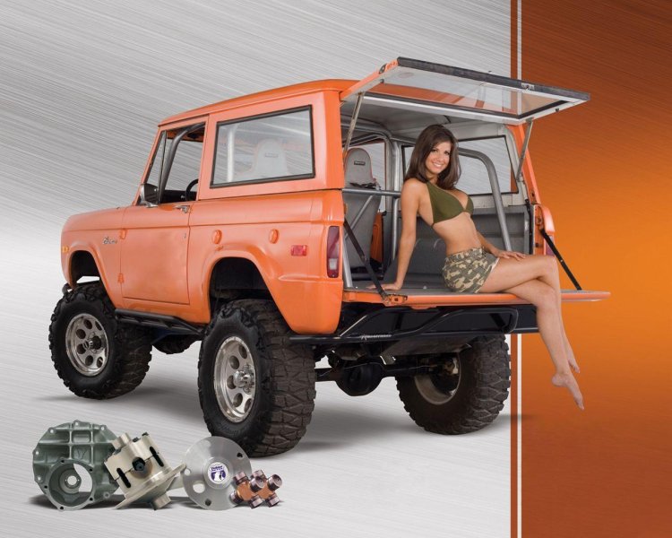 Ford Bronco and girls