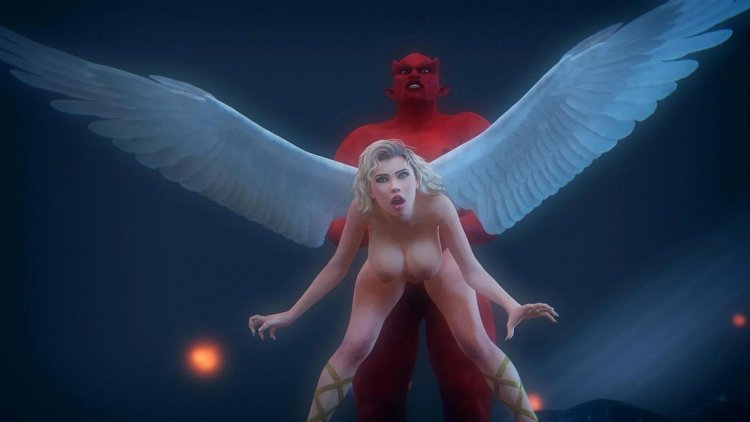 Naked girls with wings