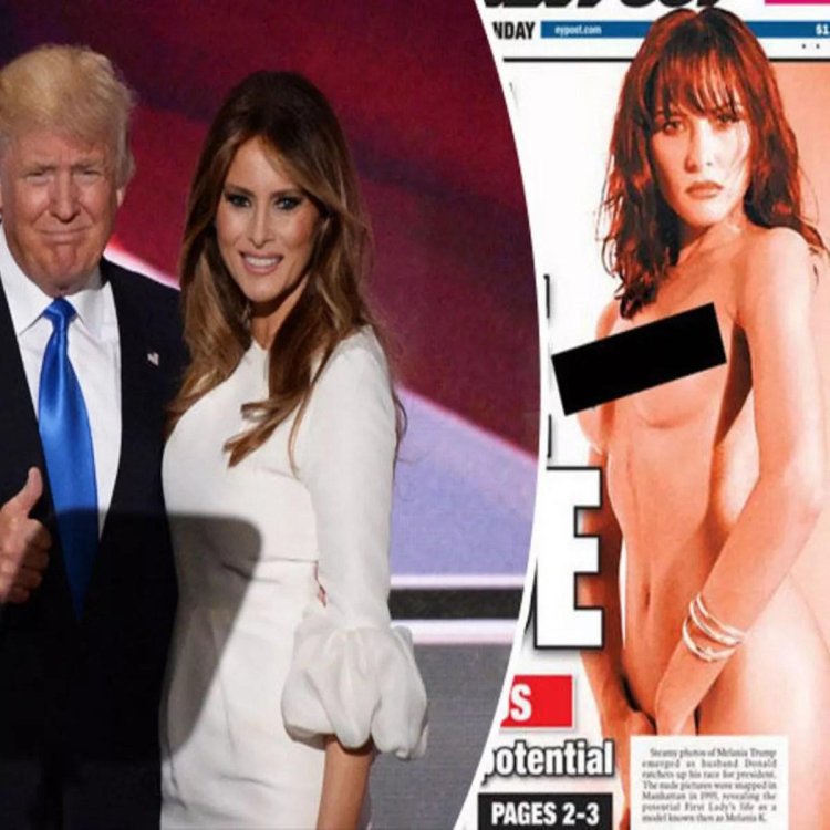 Melania Trump with bare tits