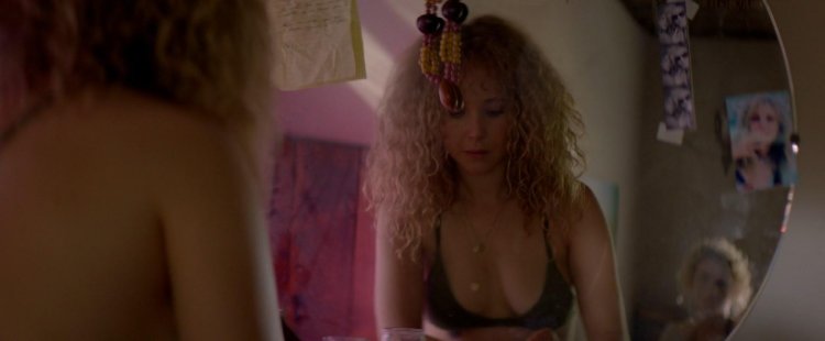 Julia Garner naked in the cinema