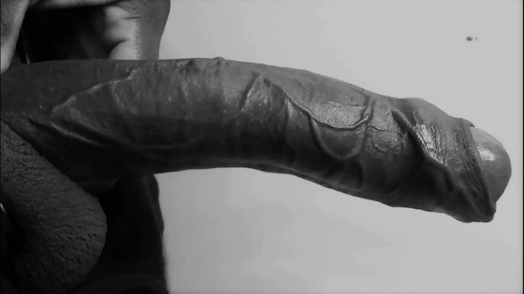 Huge black member close -up