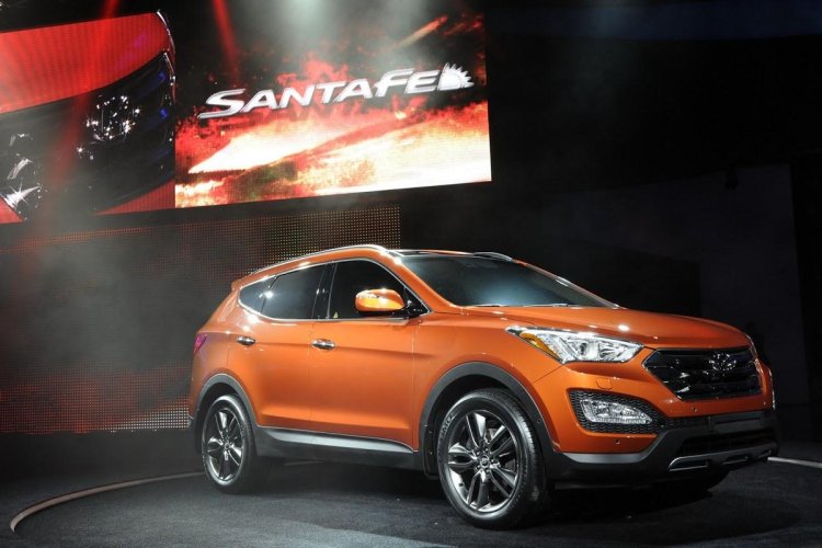 Hyundai Santafe Orange