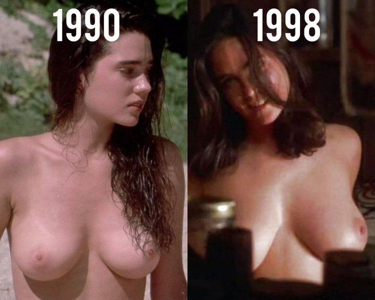 Jennifer Connelli in his youth naked