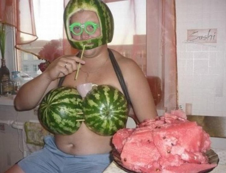 Funny watermelon