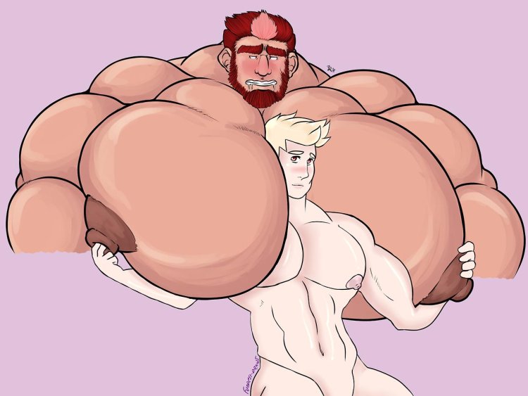 Big Muscle Penis Mighty Growth Gay