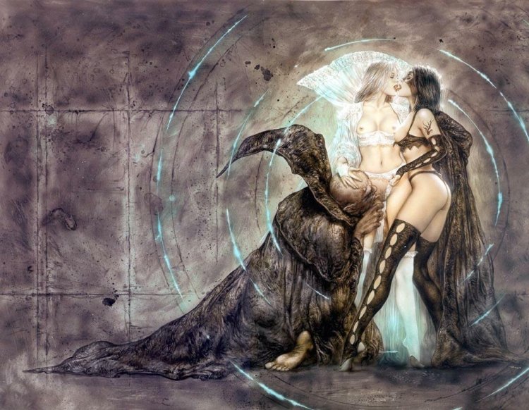 Luis Royo beauty and monster