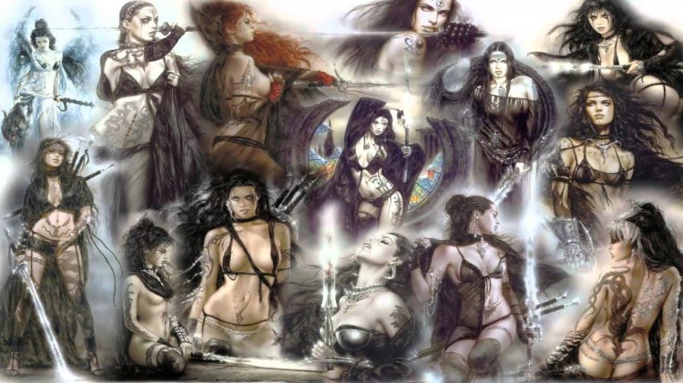 Luis Royo naked warriors