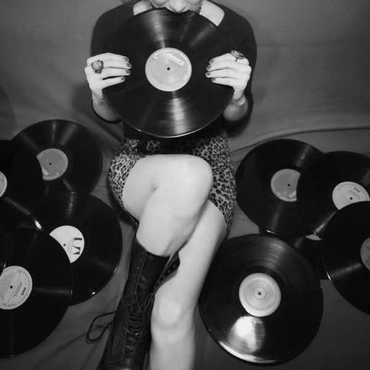 Photo with records