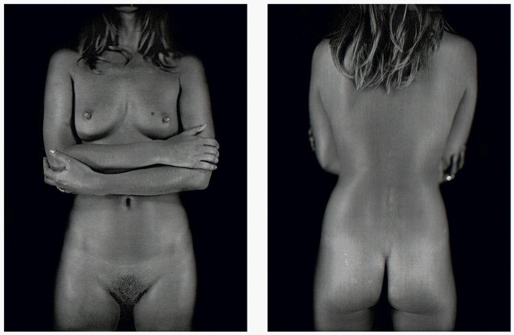 Kate Moss in his youth nude