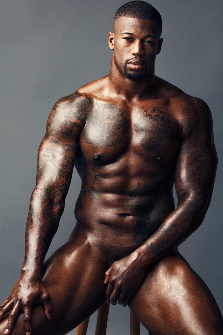 Naked black men