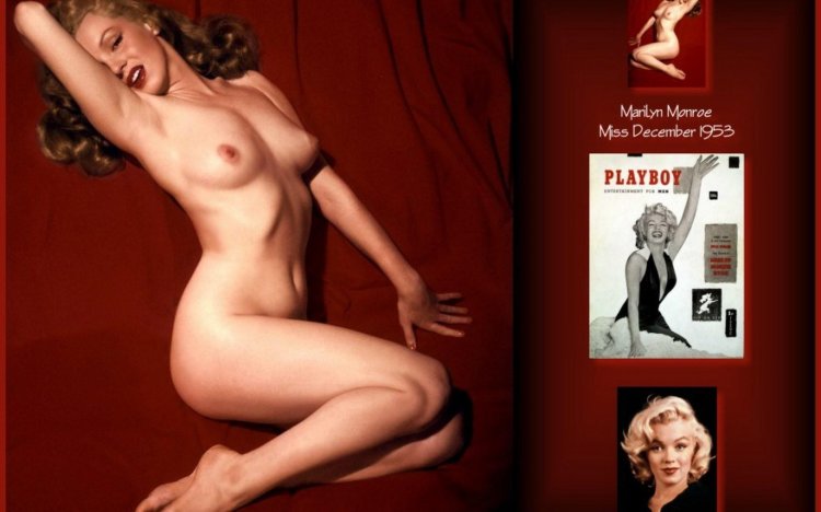 Playboy Merlin Monroe 1953 Nudging