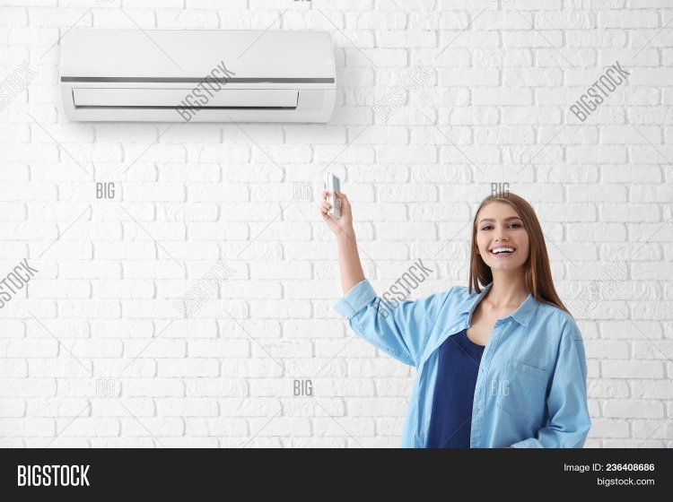Air conditioner and girl