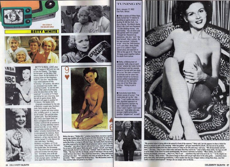 Betty White in your youth naked