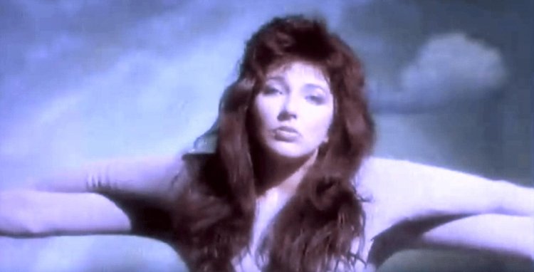 Kate Bush in a swimsuit