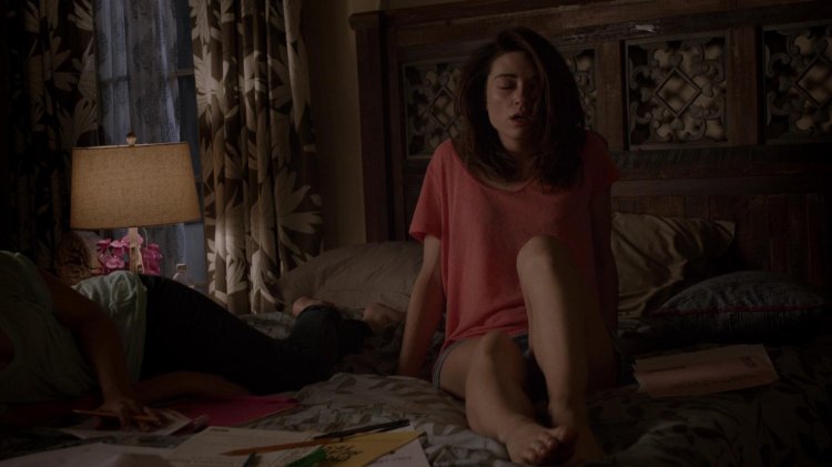 Crystal Reed in underwear