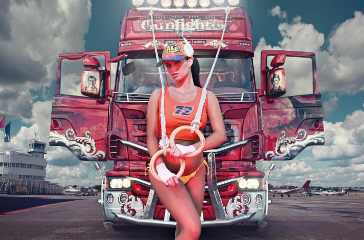 Girls and trucks