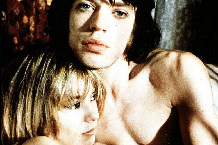 Anita Pallenberg and Mick Jagger