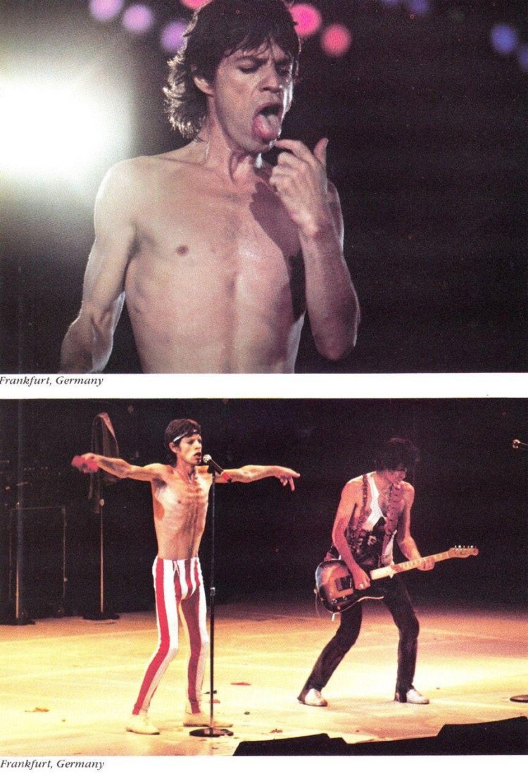 Mick Jagger on stage