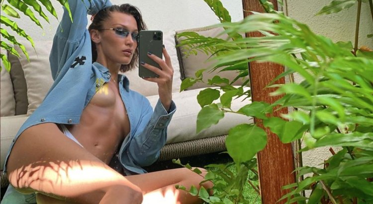 Bella Hadid Naked Tits