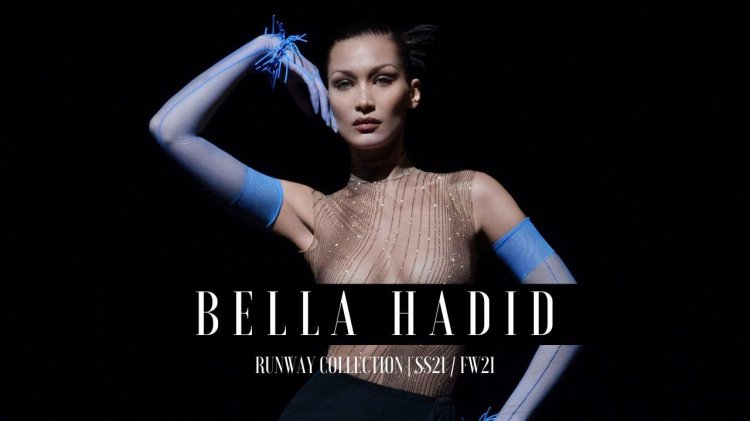 Bella Hadid exposed her chest