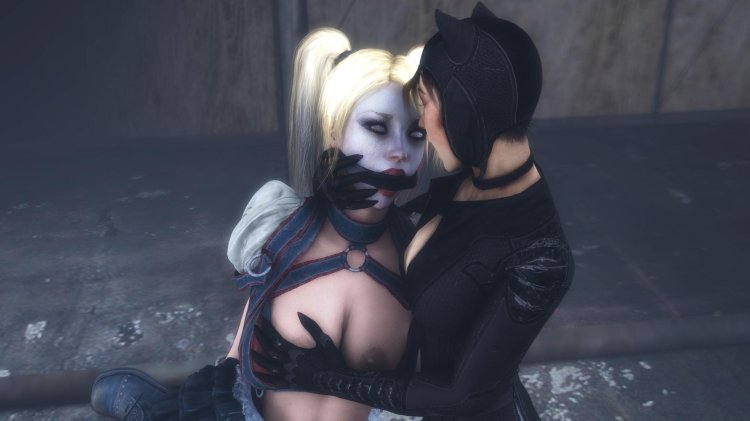 Naked Harley Quin Arkham