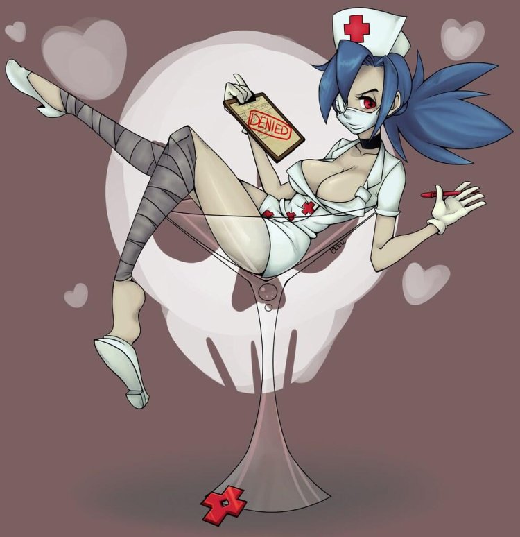Skulgirls rule 34 Valentine