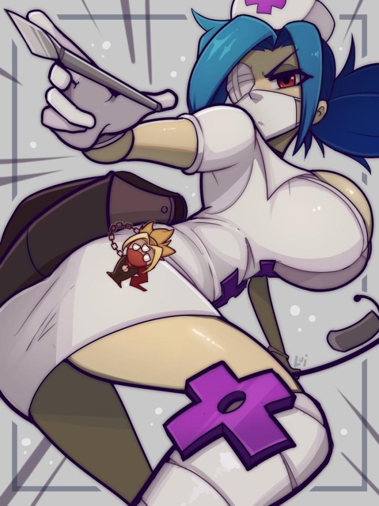 Valentine Skullgirls tits