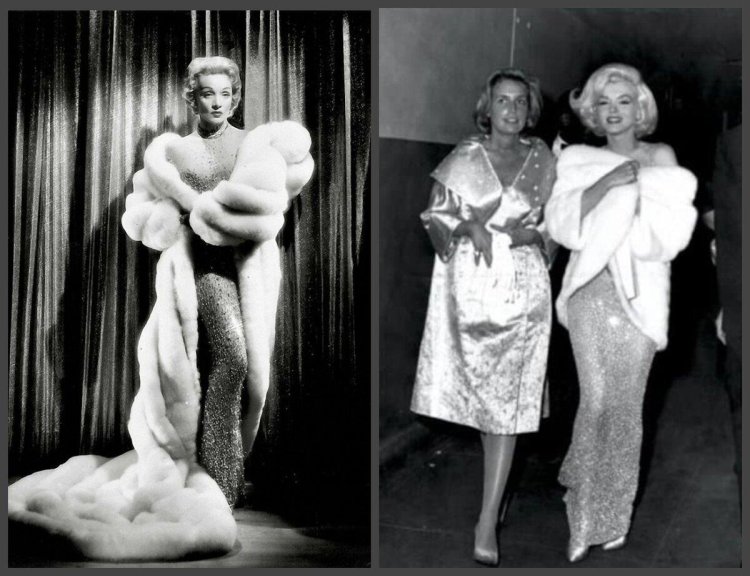 Marlene Dietrich naked dress