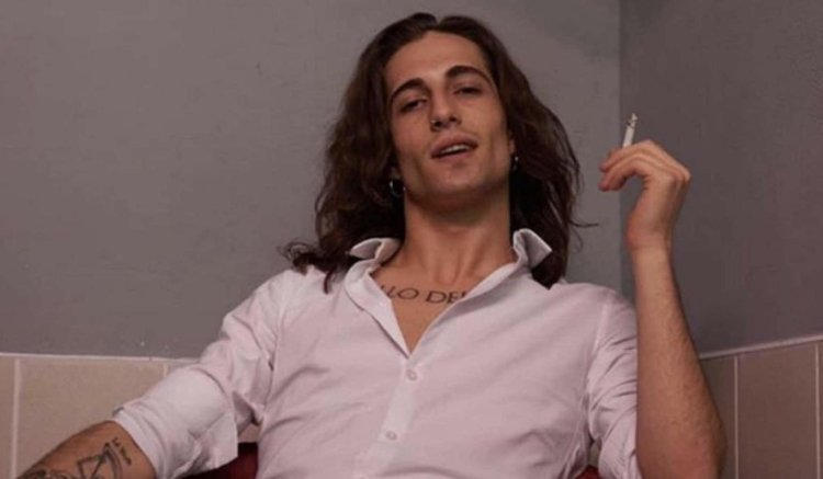 Naked man at Eurovision