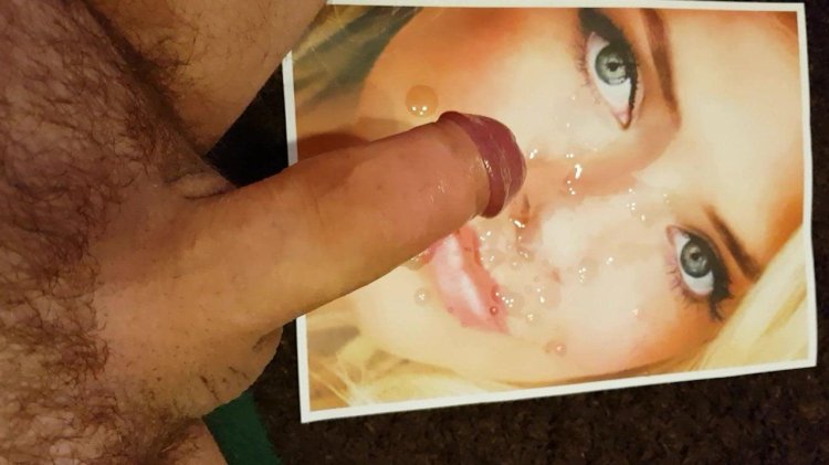 Naked Miley Curi -Cumshot