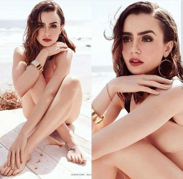 Lily Collins in Maxims