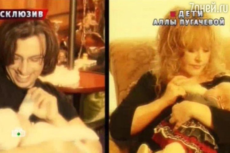 Naked Maxim Galkin and Pugacheva