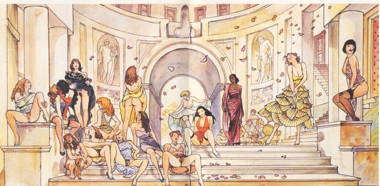 Erotic Illustrations School