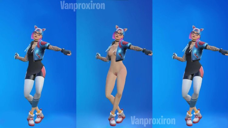 Fordnite art in bikini