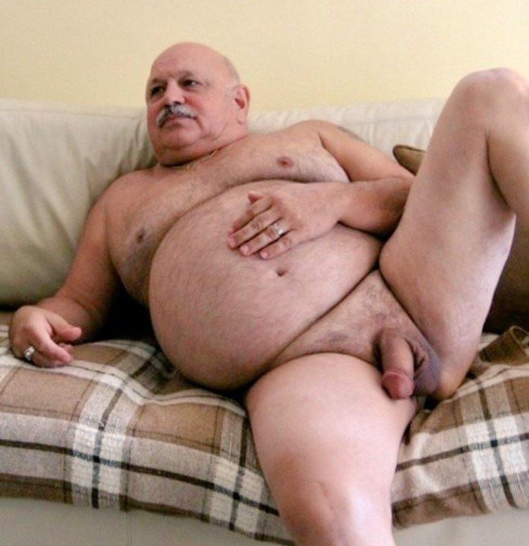 Naked fat old men