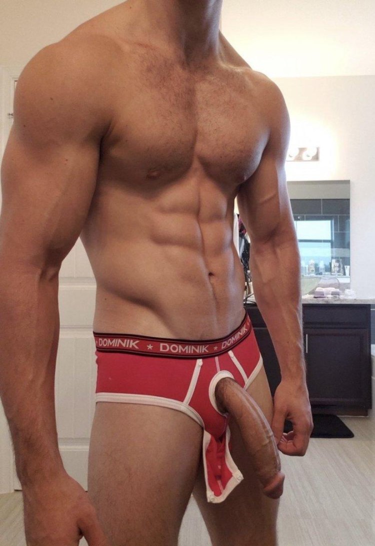 Long dick in Twining shorts