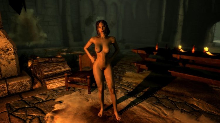 Skyrim Naked Dovakinha